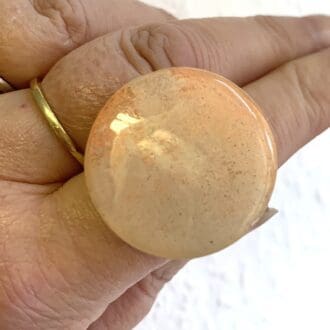 pale-peach-circle-wooden-ring