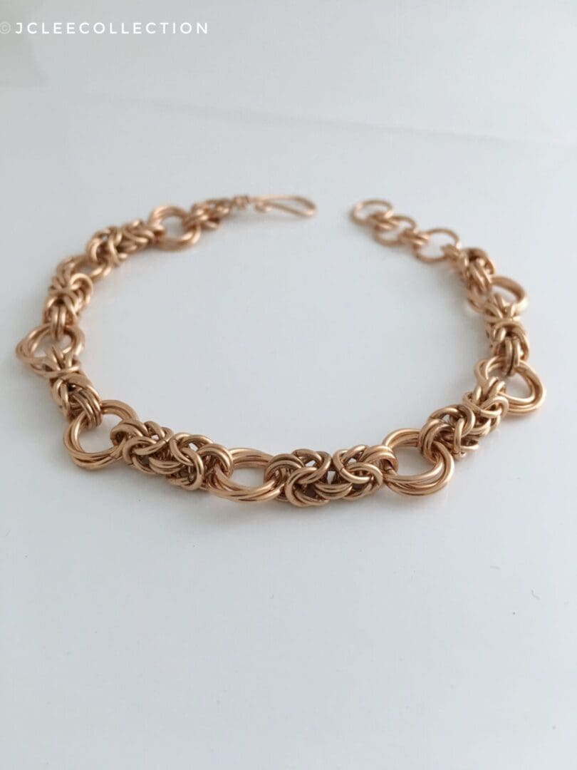 Bronze Byzantine Love Knot Bracelet