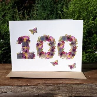 100th birthday cards, numbers 100-103
