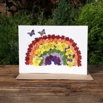 rainbow greeting card