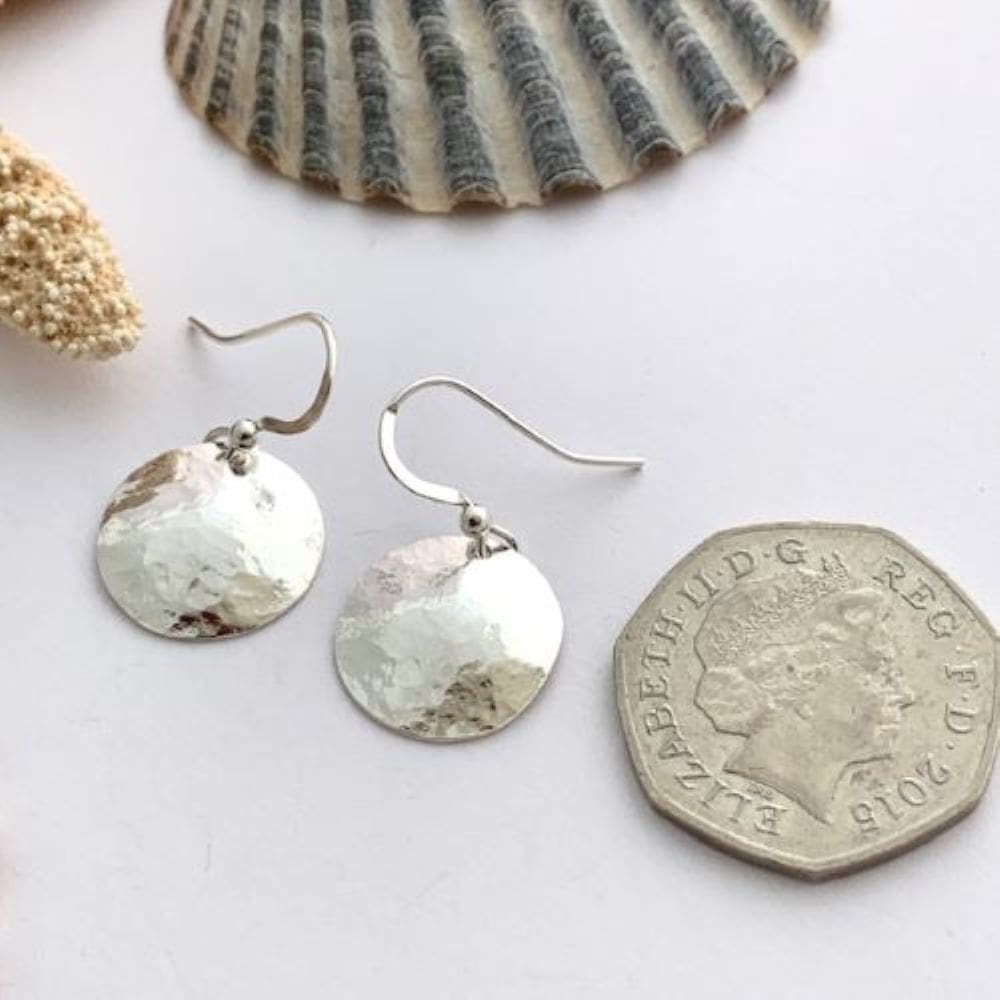925 Sterling Silver Circle Earrings