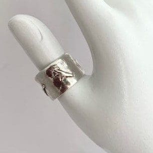 Rustic Sterling Silver Chunky Ring