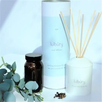 Spa essential oil reed diffuser bottle jar and reeds