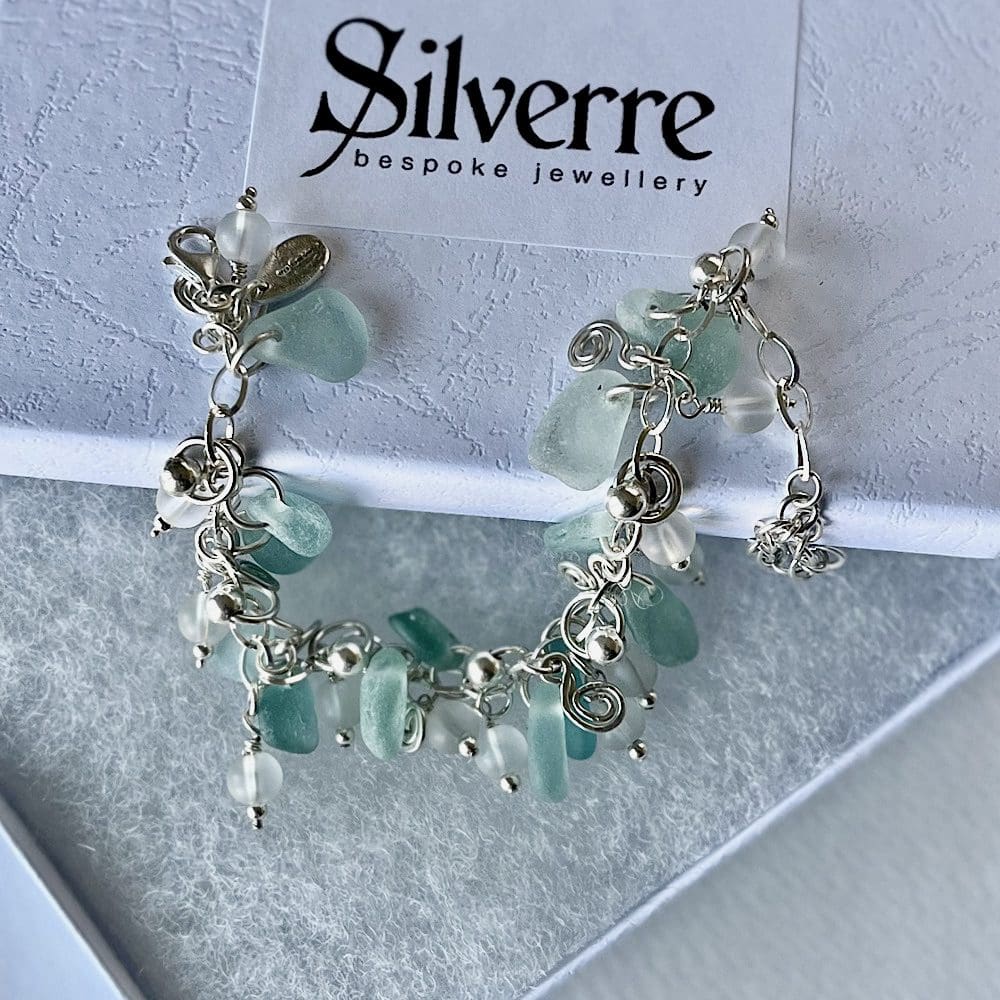 Sea Glass Bracelet. | The British Craft House