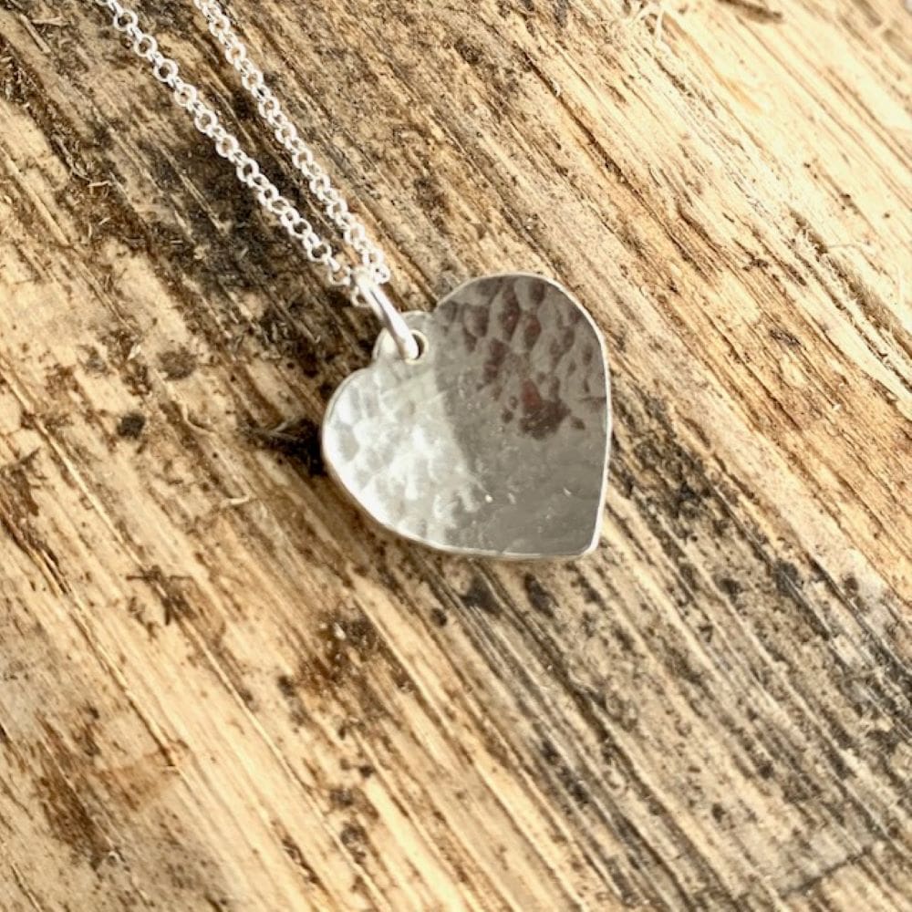 Small 925 Sterling Silver Heart Necklace