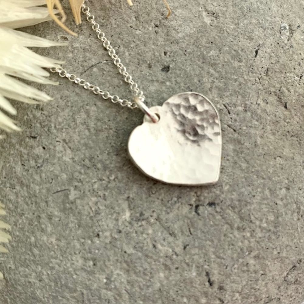 Sterling Silver Heart Necklace Pendant
