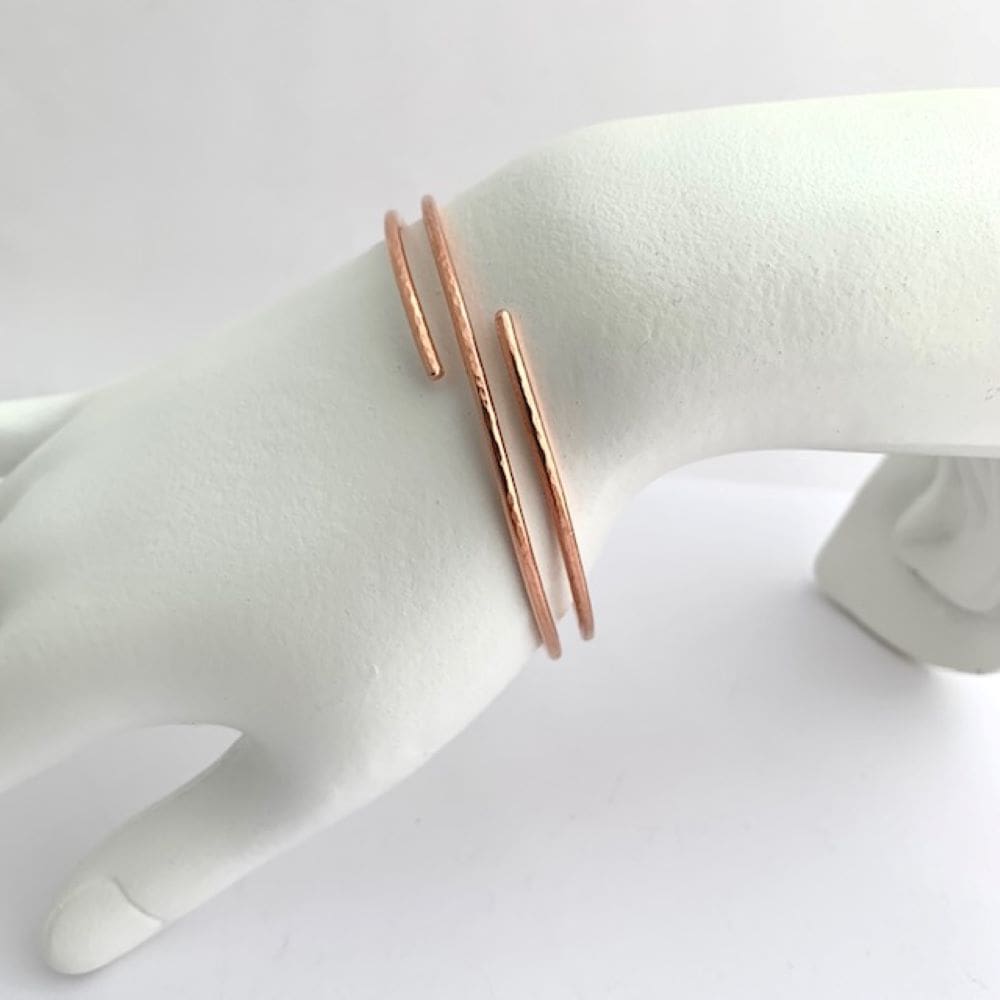 Wrap Around Copper Wire Bracelet Bangle