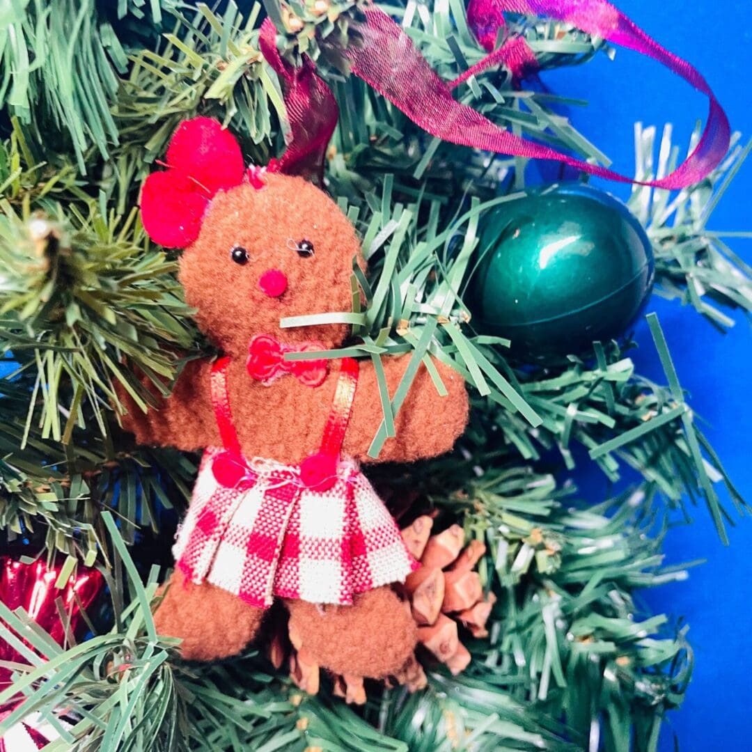 Christmas Gingerbread Wreath