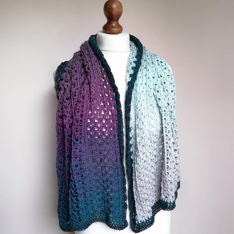 crochet-shawl-teal-purple
