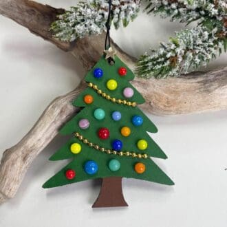 mosaic christmas tree decoration