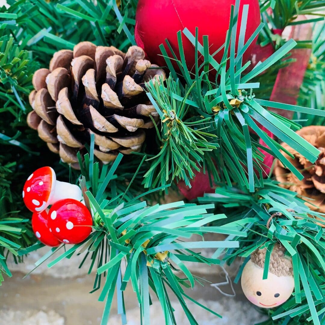 Christmas Wreath owls