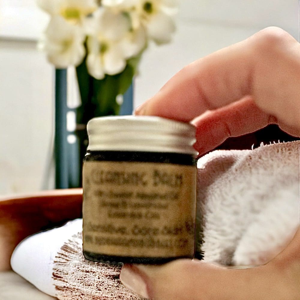 Hot Cloth Cleansing Balm with Essential Oil Blend and French Clay