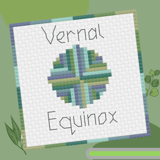 Vernal Equinox - Cross Stitch Embroidery Craft Box Kit