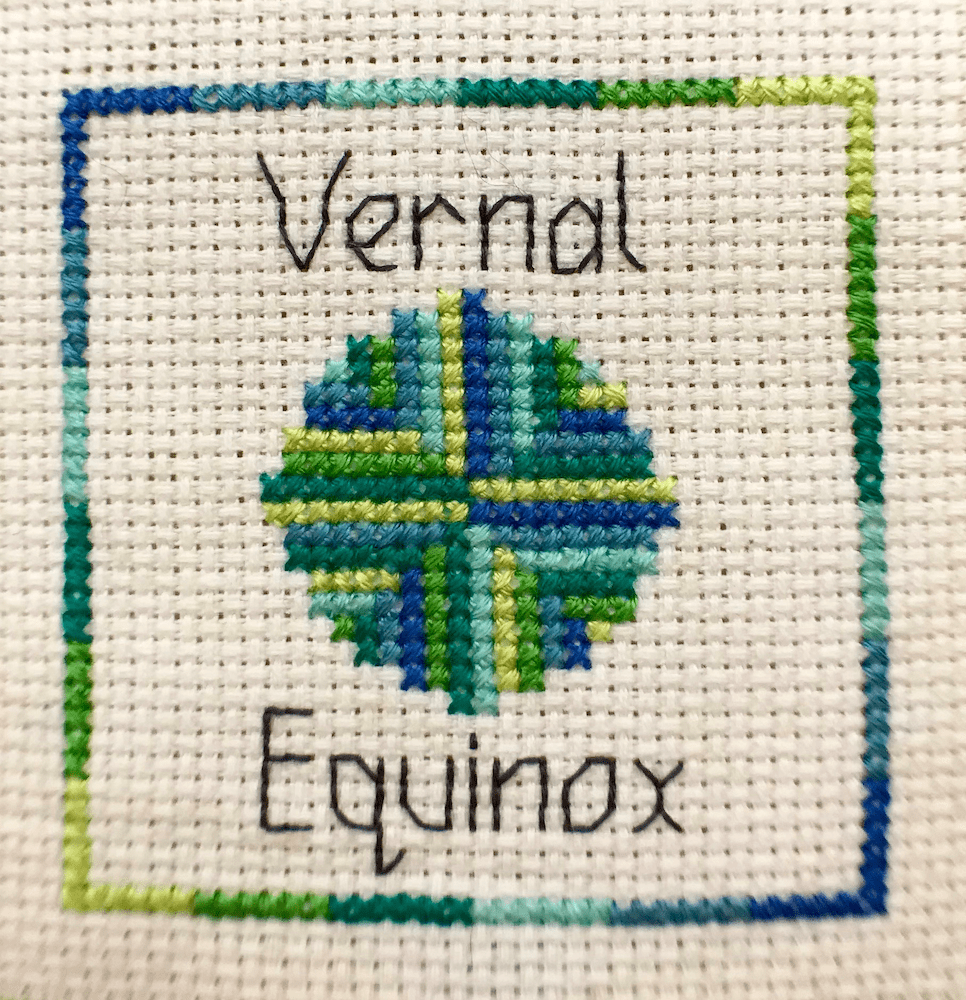 Vernal Equinox - Cross Stitch Embroidery Craft Box Kit