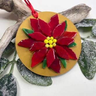 poinsettia christmas decoration