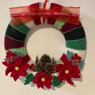 Crochet Christmas Wreath