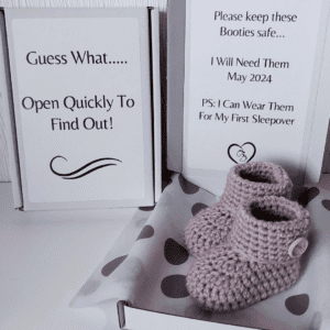 Letterbox size pregnancy announcement box