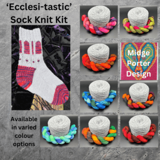 Ecclesi-tastic sock knitting kit