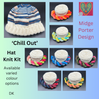 Chill Out Hat - Knitting Kit Craft Box