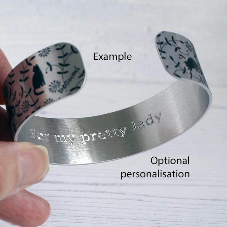 Personalised bracelet bangle