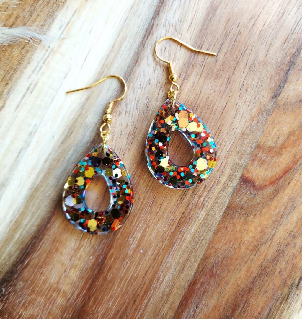 Glitter Rainbow Earrings – Uniquely Southern Boutique & Gift