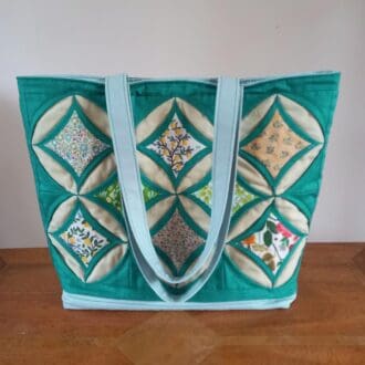 Green Colourful Patchwork Bag