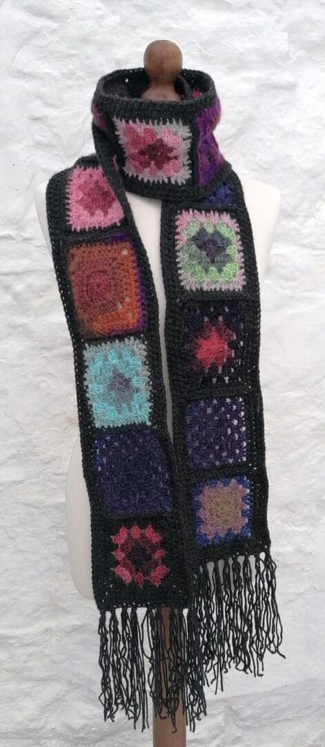 handmade-funky-crochet-scarf