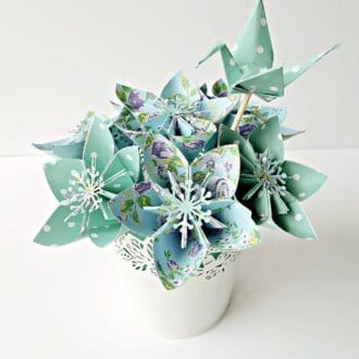 handmade-origami-paper-flowers-pot-gift-for-her-1st-anniversary-mothers-day-mum