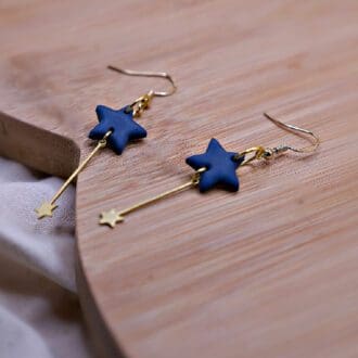 handmade-polymer-clay-blue-gold-star-drop-earrings-valentines-mothers-day-gift-for-her