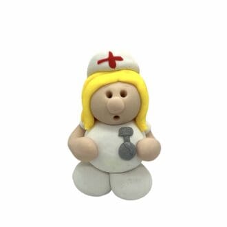 nurse clay figure