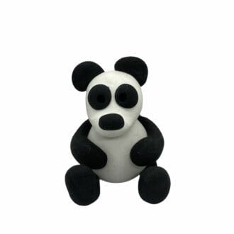 panda clay figure