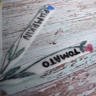 Seed sowing markers. Herb, flower, plant garden. Gift for him or her