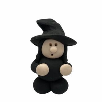 witch clay figure