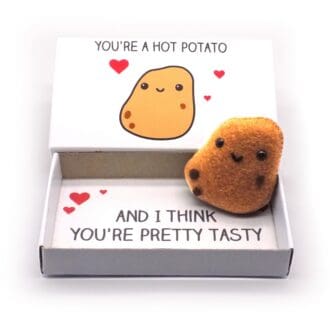 Funny potato valentines day gift agnet in a matchbox