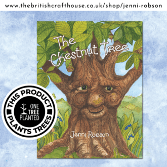The Chestnut Tree Book by Jenni Robson. A rhyming picture book for young readers. 10% of book sale profits is donated to tree planting