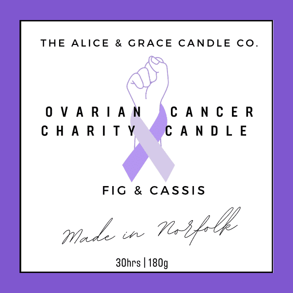 Ovarian Cancer Candle Label