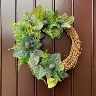 Blue-thistle-front-door-wreath