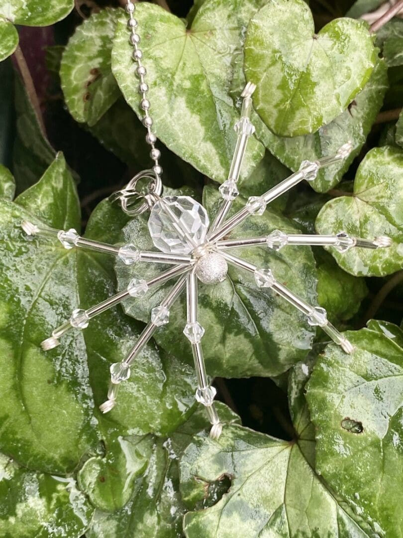 glass spider sun catcher