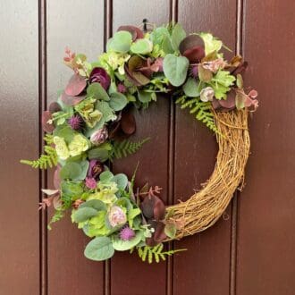 Purple-spring-summer-front-door-wreath