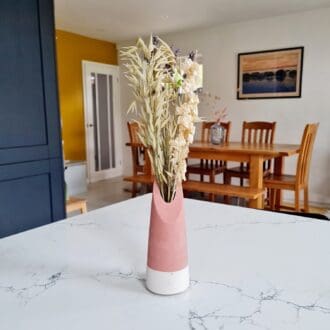 Colourblock decorative vase
