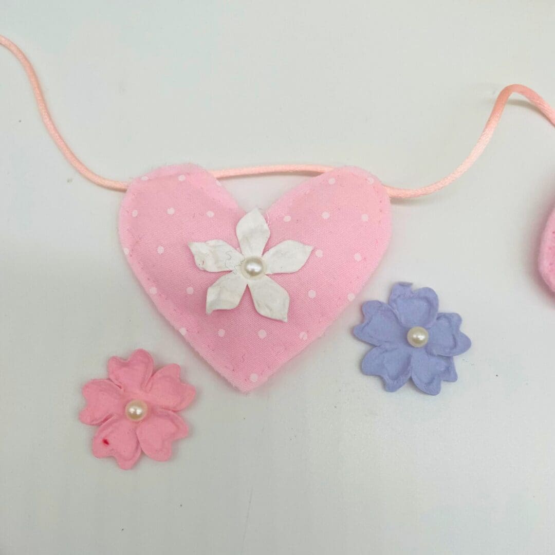 Pink puppy bunting