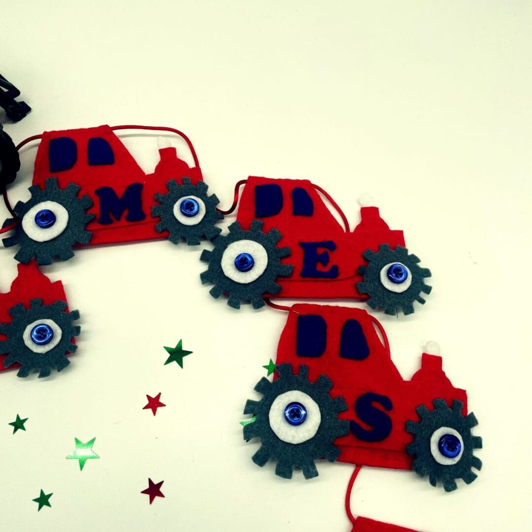 Red Tractor Bunting