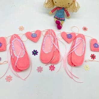 ballet shoes bunting