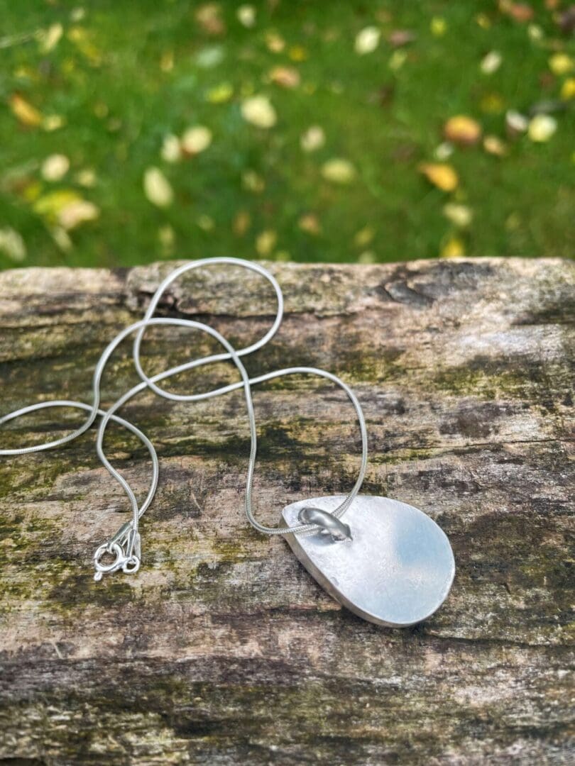 Chilli Designs grey moonstone pendant necklace