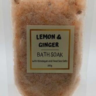 Bath salts with essential oils