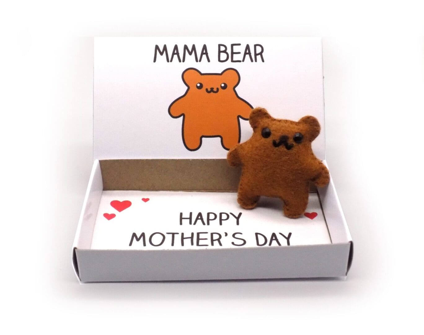 cute handmade miniature bear mother's day gift