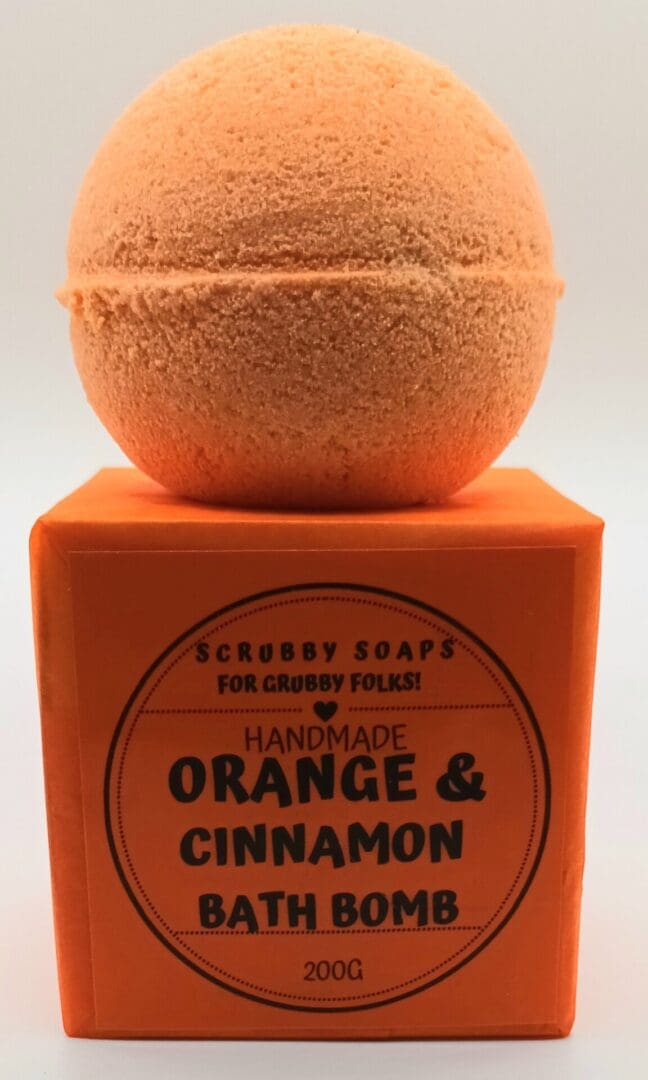 Orange and Cinnamon Bath Bomb