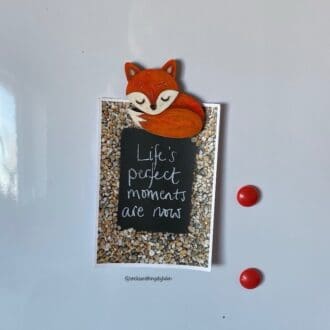 fox fridge memo magnet