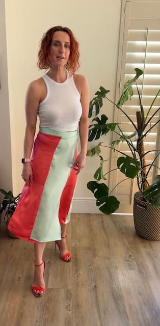 Multicoloured Wrap Skirt