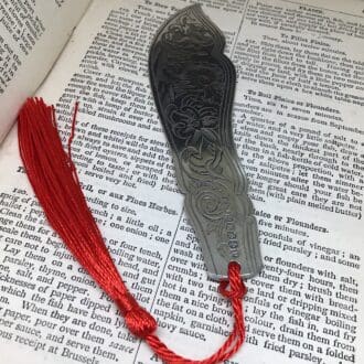 upcycled antique fish knife bookmark